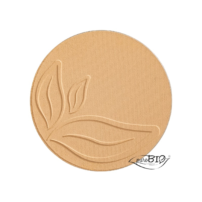 Cipria Indissoluble opacizzante effetto seta 03 Refill - puroBio - immagine 2