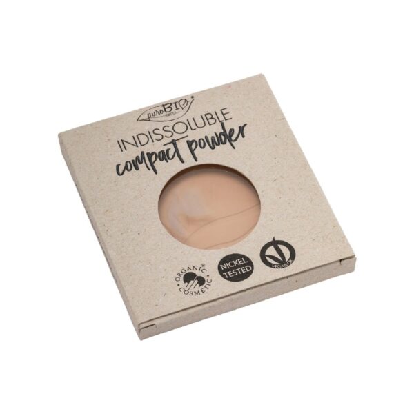 Cipria Indissoluble opacizzante effetto seta 04 Refill - puroBio