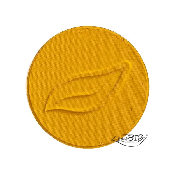 Ombretto in cialda - Matte Giallo Indiano 18 - puroBio - immagine 3