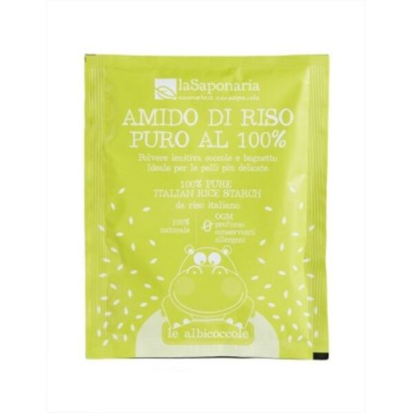 Amido di riso puro al 100% - Le Albicoccole - La Saponaria
