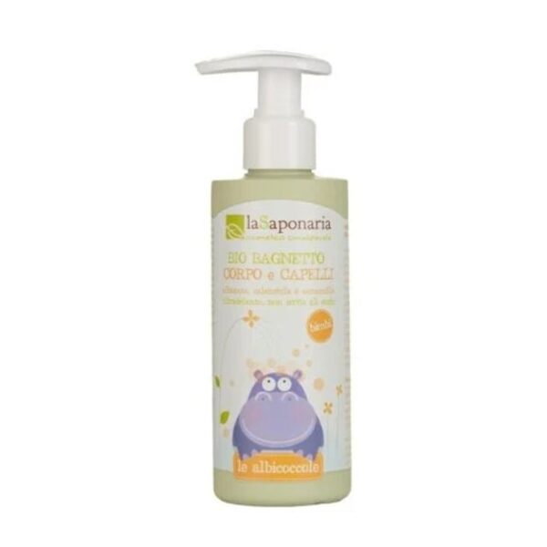 Bio bagnetto corpo e capelli - Le Albicoccole - La Saponaria