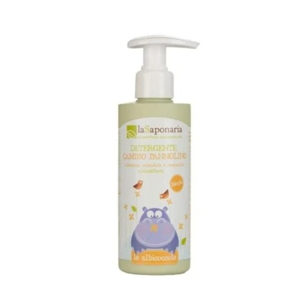 Bio detergente cambio pannolino - Le Albicoccole - La Saponaria
