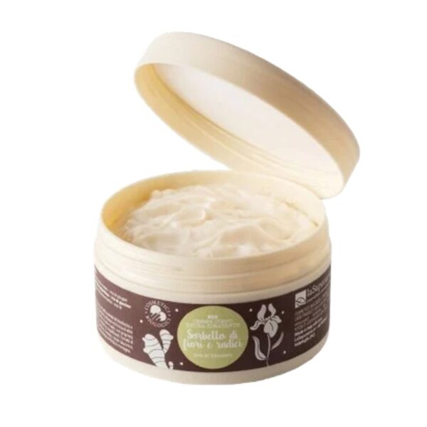 Crema corpo idratante Iris e Zenzero - Sorbetto di fiori e radici - La Saponaria