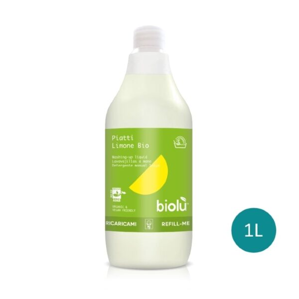 Detersivo piatti a mano Limone Bio 1L - Biolù