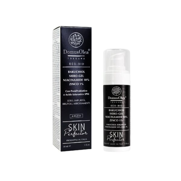 Bakuchiol Siero-Gel Niacinamide10% Zinco1% 30ml - Domus Olea Toscana