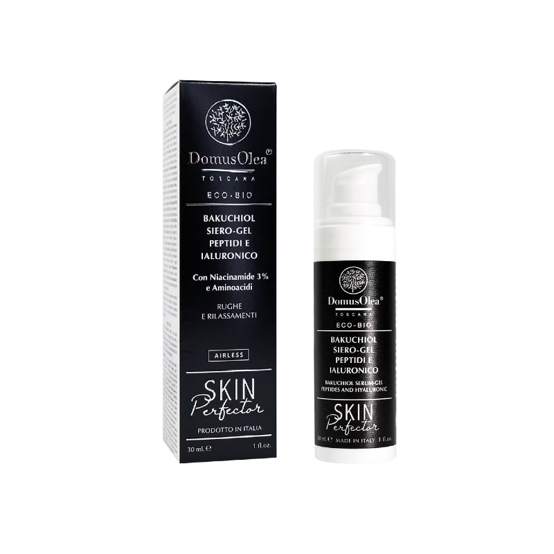 Bakuchiol Siero-Gel Peptidi e Ialuronico 30ml - Domus Olea Toscana