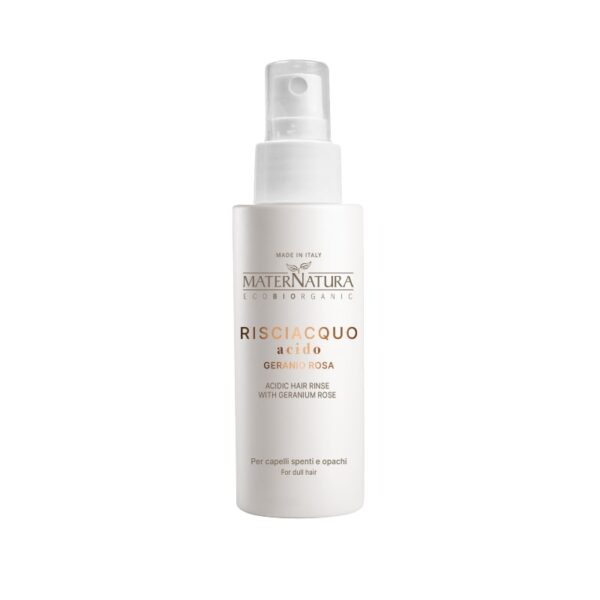 Risciacquo Acido Geranio Rosa 150ml - Maternatura