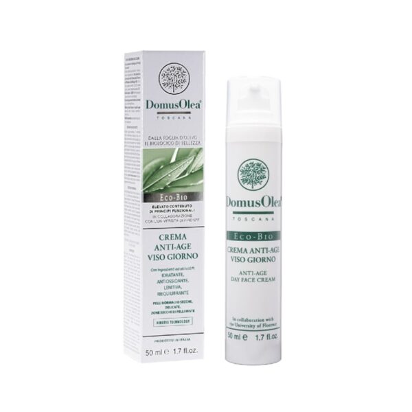 Crema Anti-Age Viso Giorno- Foglia d'Olivo - Domus Olea Toscana