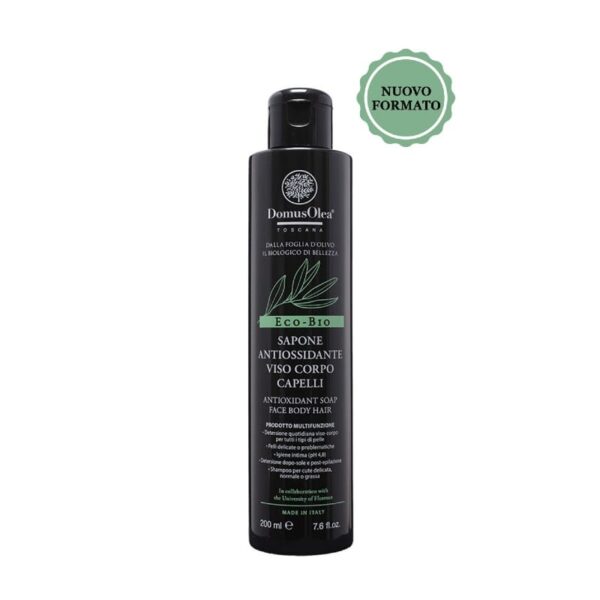 Sapone Antiossidante Viso Corpo Capelli - Foglia d'Olivo - Domus Olea Toscana