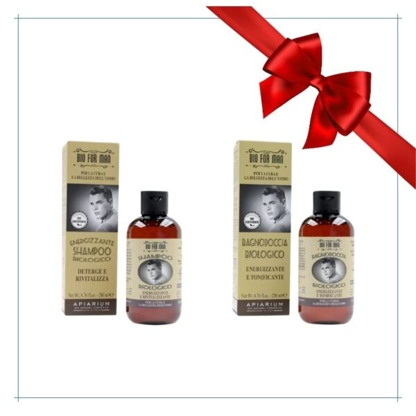 Kit Bio for man shampoo e bagnodoccia - Apiarium