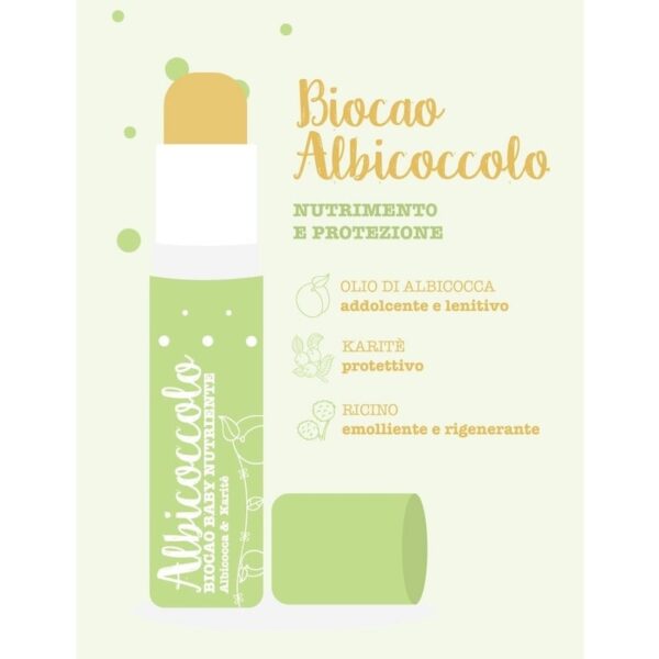 Balsamo labbra - Biocao Albicoccolo - La Saponaria - immagine 2