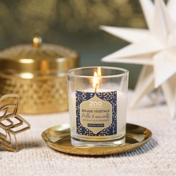 Candela "Mille & una notte" - Profumo di fiori d'arancio - Zao - immagine 2