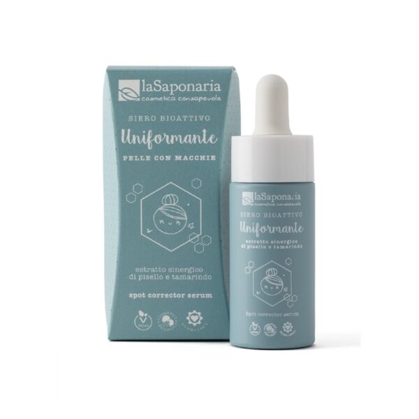 Siero viso bio attivo uniformante - La Saponaria
