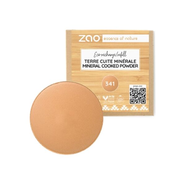 Ricarica Terra Cotta Minerale 341 Rame dorato - Zao Organic