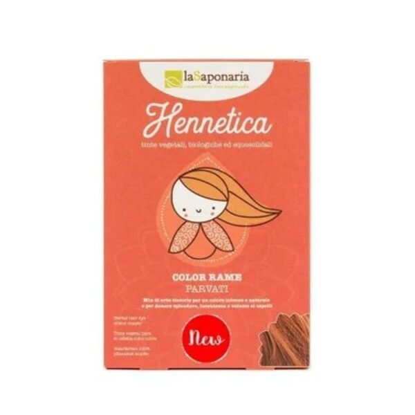 Tinta vegetale rame - Parvati | Hennetica - La Saponaria