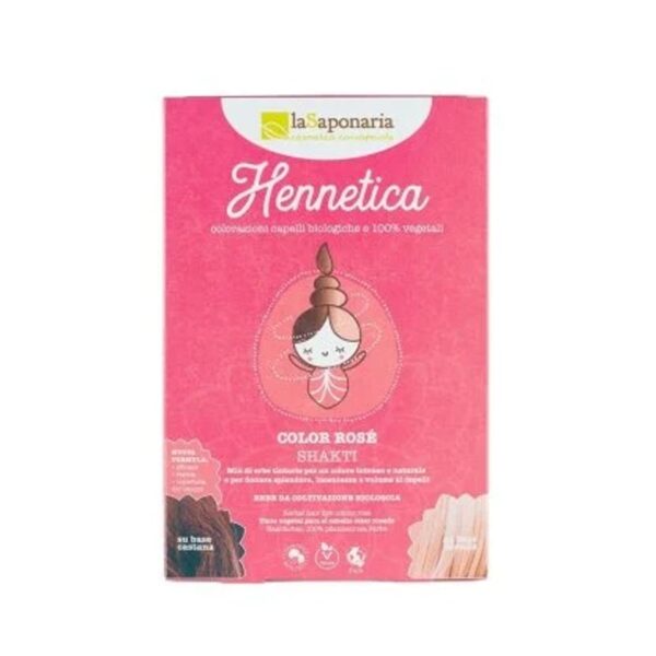 Tinta vegetale rosé - Shakti | Hennetica - La Saponaria