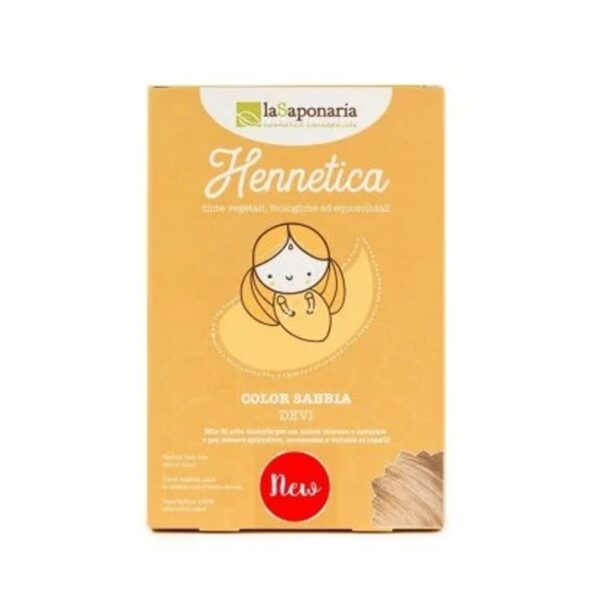 Tinta vegetale sabbia - Devi | Hennetica - La Saponaria