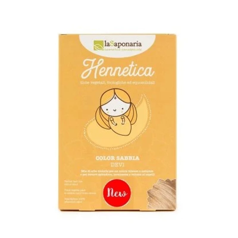 Tinta vegetale sabbia - Devi | Hennetica - La Saponaria