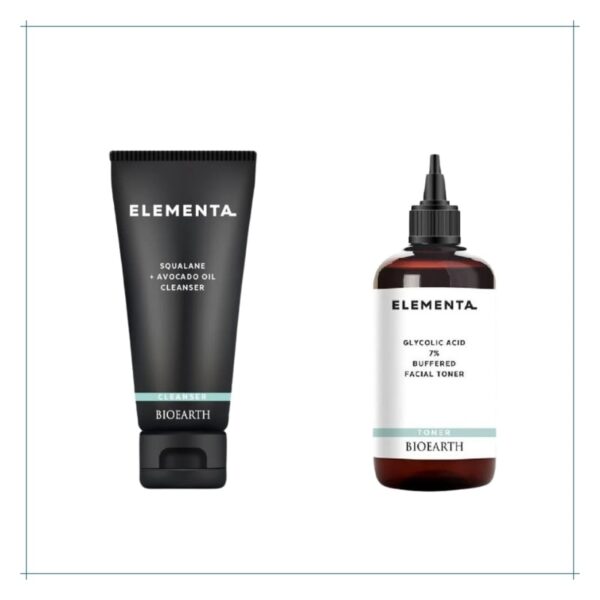 Elementa - Kit pulizia profonda Tonico + Struccante - Bioearth