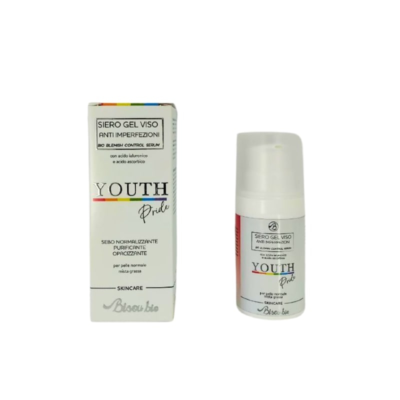 Siero Gel Viso Anti Imperfezioni - Youth Pride 30 ml - BisouBio