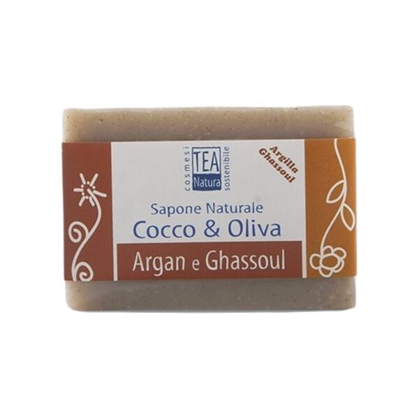 Sapone Naturale Ghassoul e Argan - Tea Natura