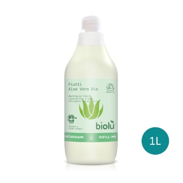 Piatti a mano Sensitive Aloe Vera Bio 1L - Biolù
