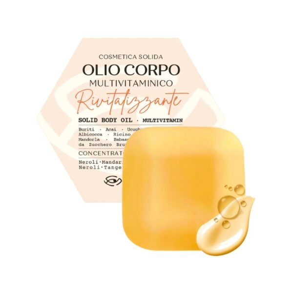 Olio Solido Corpo MULTIVITAMINICO – Crema Rivitalizzante - Sensonaturale
