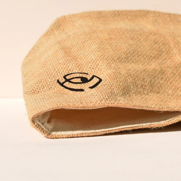 Pochette Beauty Case in Iuta e Cotone Naturale - Sensonaturale - immagine 2
