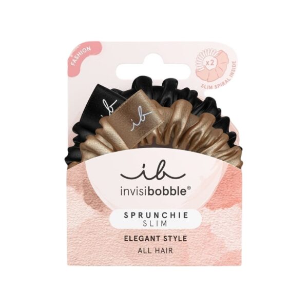Sprunchie Slim Duo True Golden - Invisibobble