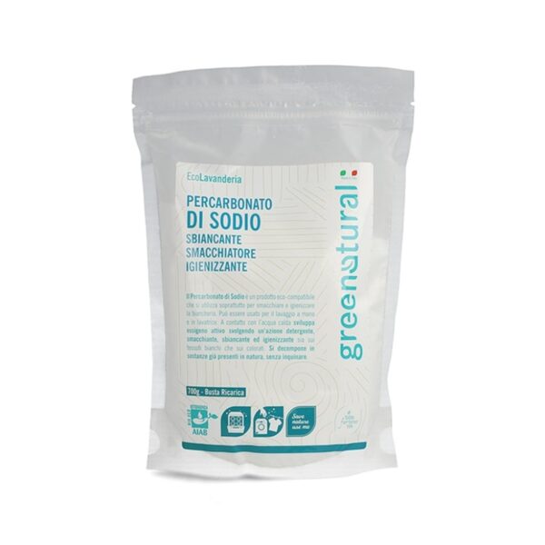 Percarbonato di Sodio ricarica in busta 700gr - Greenatural