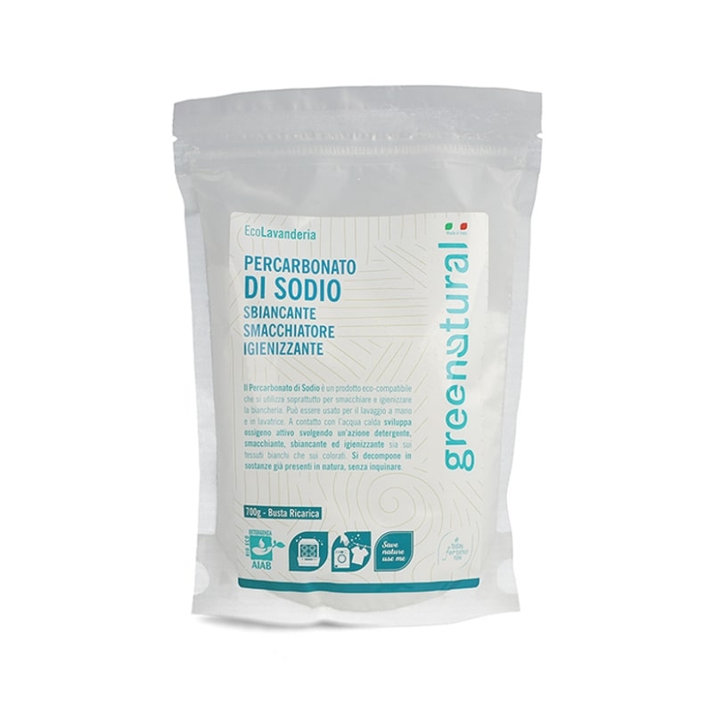 Percarbonato di Sodio ricarica in busta 700gr – Greenatural