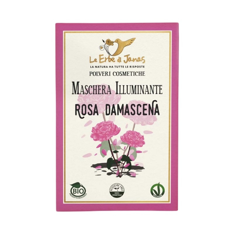 Rosa damascena illuminating mask - Le Erbe di Janas