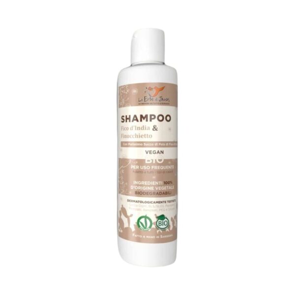 Shampoo Fico D'India e Finocchietto Bio 150ml - Le Erbe di Janas