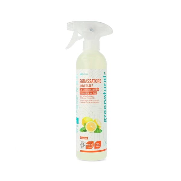 Sgrassatore Universale limone e tea tree 500ml - Greenatural