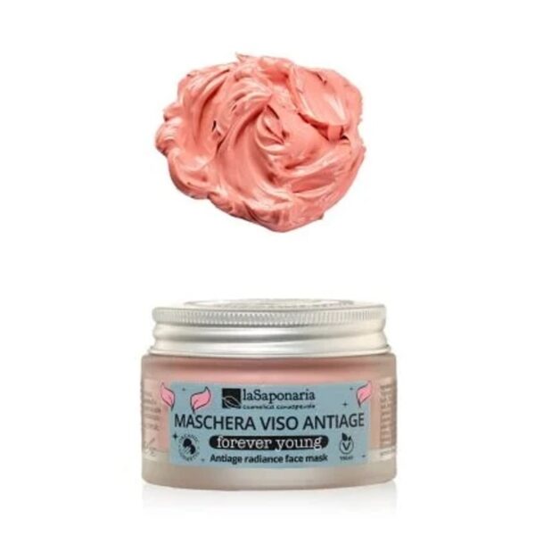 Maschera viso anti-age e illuminante - Forever Young - La Saponaria