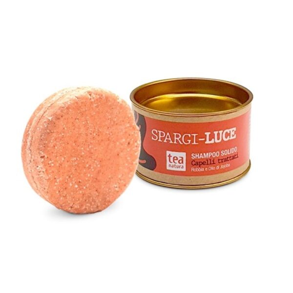 Spargi-Luce - Shampoo Solido Capelli Trattati 55g - Tea Natura