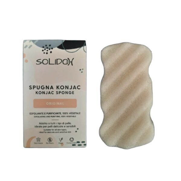 Spugna corpo konjac naturale - Solidoh