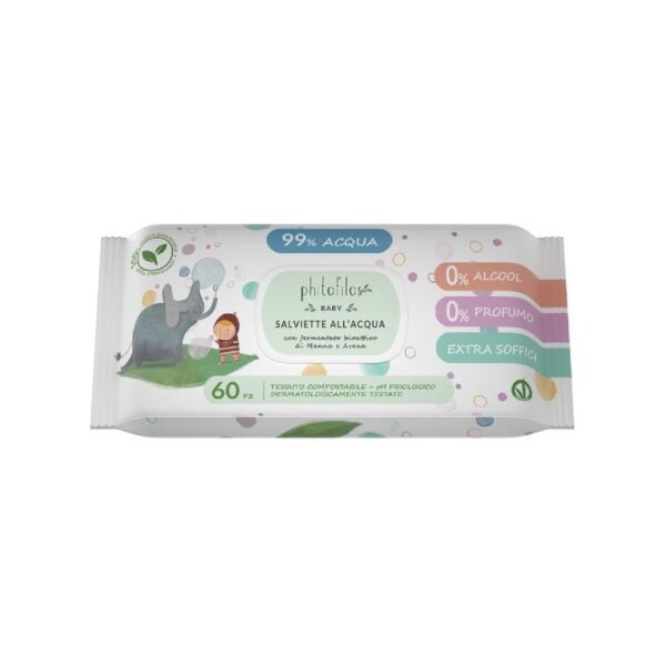 Baby Salviette all'Acqua 60pz - Phitofilos