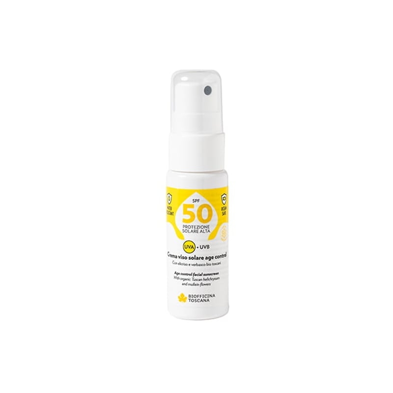 Crema viso solare age control SPF50 50ml - Biofficina Toscana