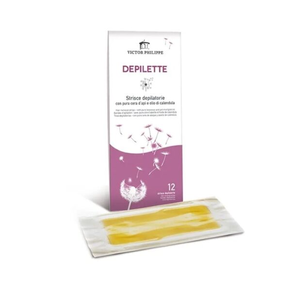 Depilette - strisce depilatorie precerate (12 strisce) - Victor Philippe