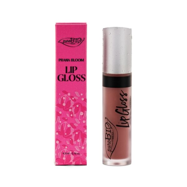 LipGloss 02 Rose Glitz - puroBio