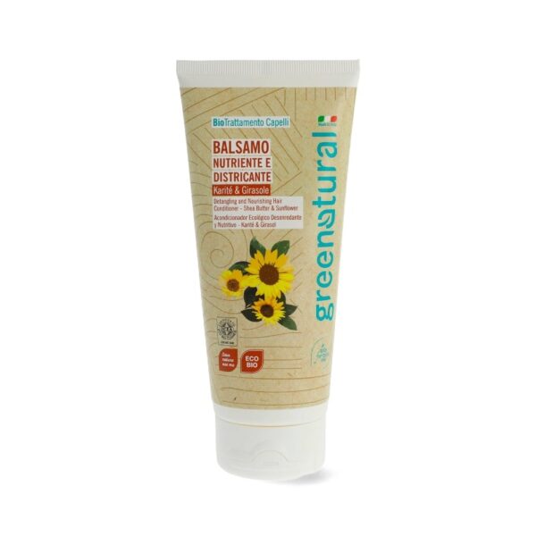 Balsamo Karité e Girasole Districante e Nutriente 200ml - Greenatural