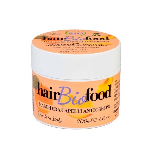 Maschera Capelli - Hair Bio Food Anticrespo Albicocca e Pesca - Parentesi Bio
