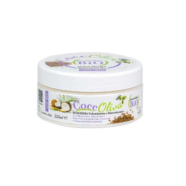 Maschera Volumizzante e Ristrutturante 250ml - CoccOliva - Parentesi Bio