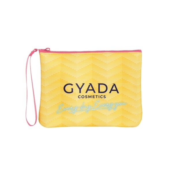 Pochette "yellow" stripes - Gyada Cosmetics