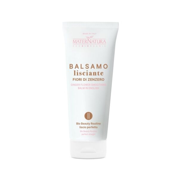Balsamo Setificante Capelli Lisci ai Fiori di Zenzero - Maternatura