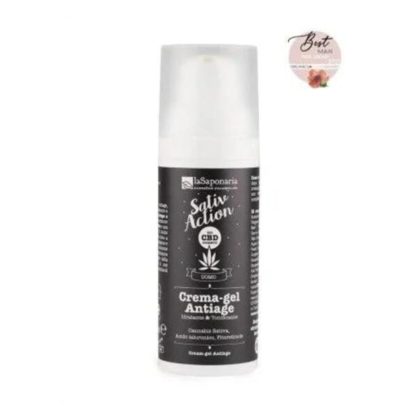 Anti-Aging-Gesichtscreme-Gel für Männer 50 ml - SativAction - La Saponaria