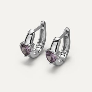 Orecchini a Cerchio "Viola" Argento - Veramé