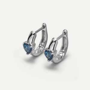 Orecchini a Cerchio "Azzurra" argento - Veramé