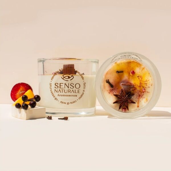 Candela di Soia profumata VIN BRULE' 150ml - Sensonaturale